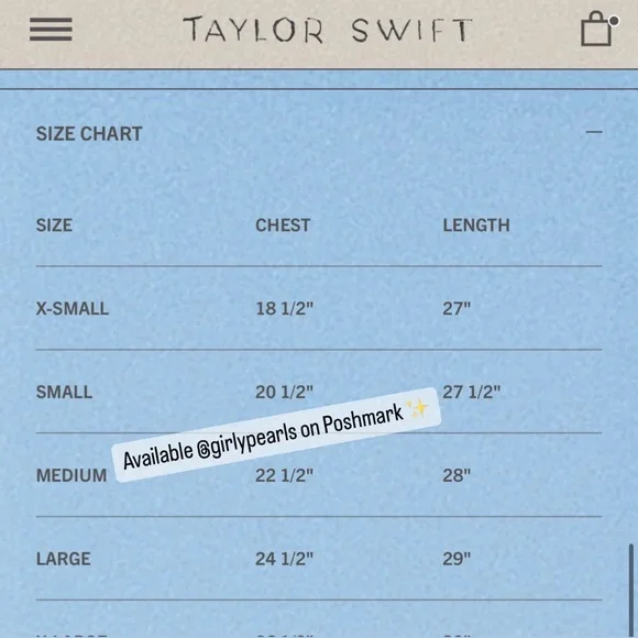 Taylor Swift 1989 Beige Crewneck (Taylor’s Version) Offical Merch NEW
